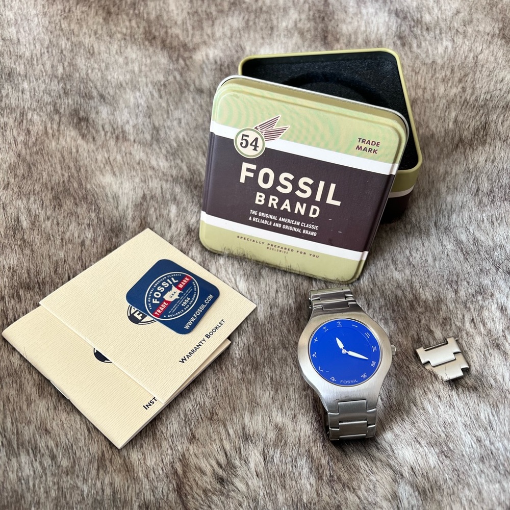 Men’s Fossil Watch (Blue)